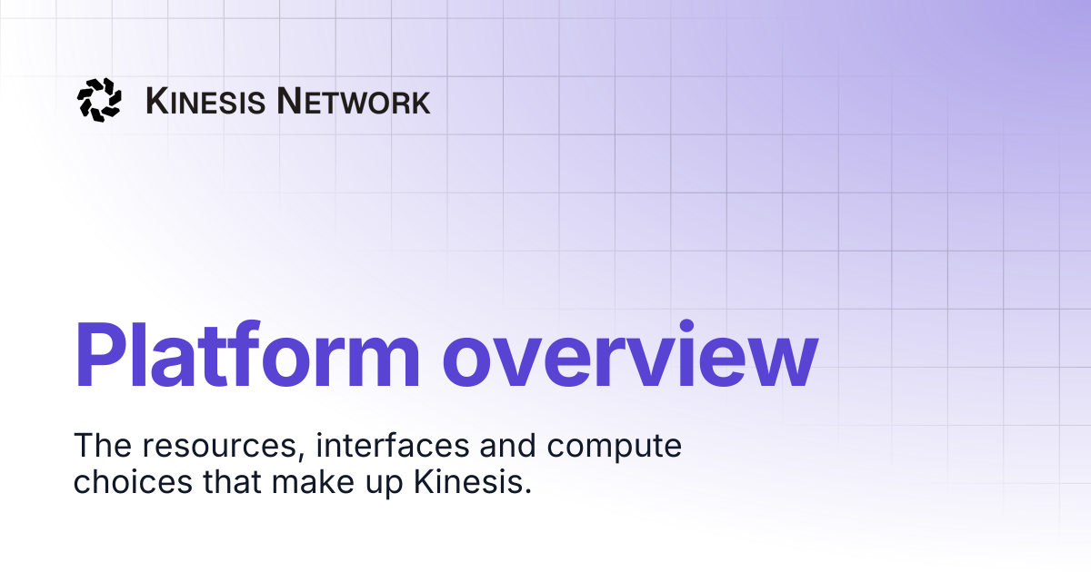 What You Can Do with Kinesis | Kinesis Network